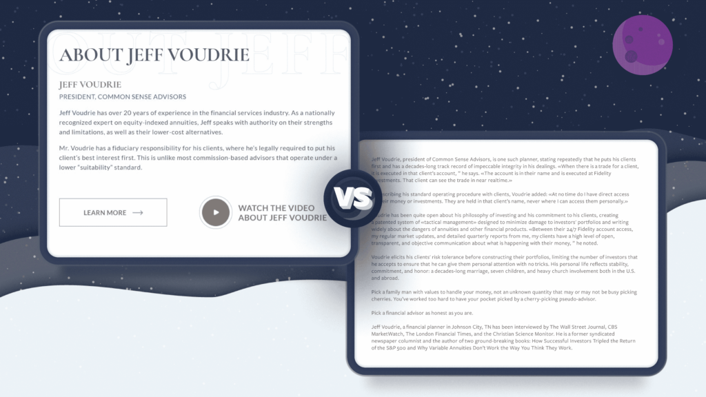 How to improve readability>