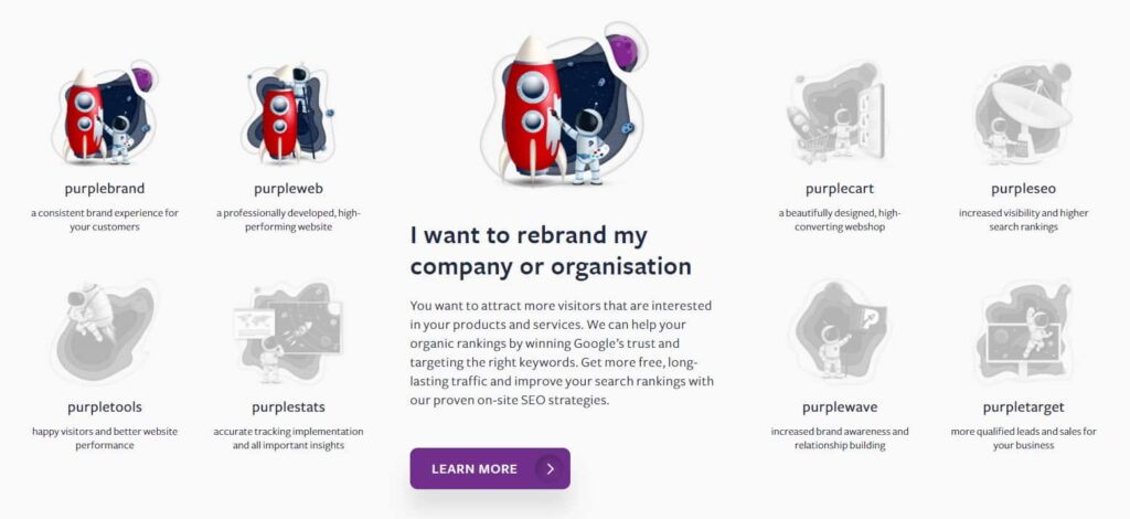 Images tell the brand story
